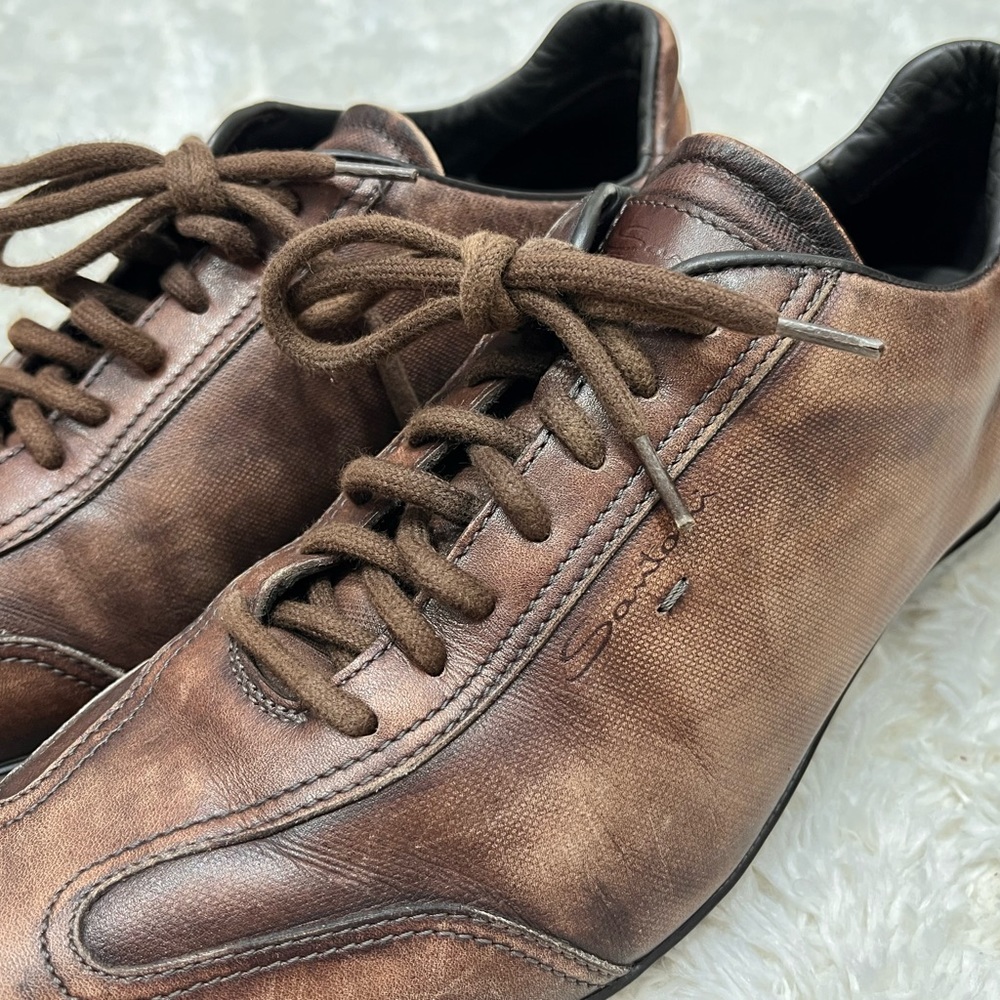 Santoni Men’s Shoe sz 7 Oxford’s leather Brown